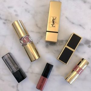 YSL, Tom Ford, Givenchy, Bobbi Brown lipstick bundle. Lightly used.